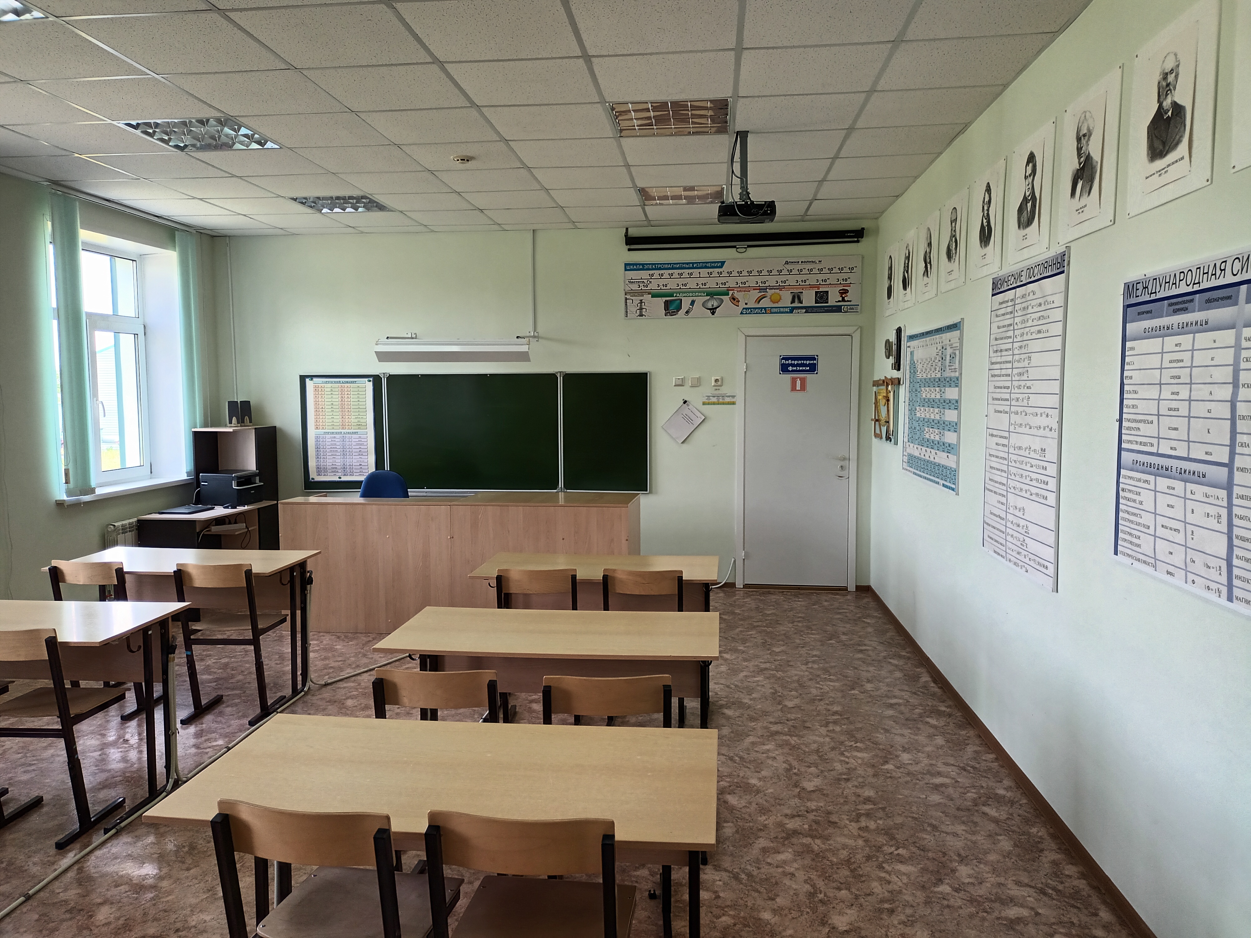 Изображения кабинета физики.