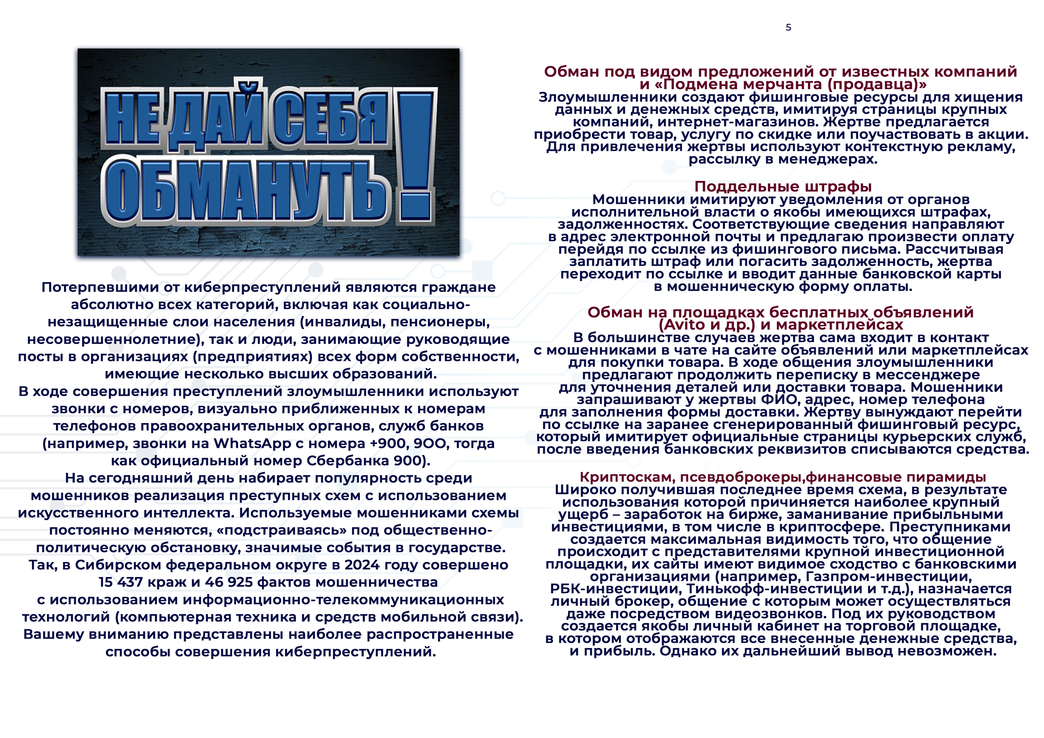 Кибермошенничество.